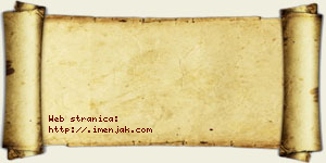 Periša Trnjaković vizit kartica